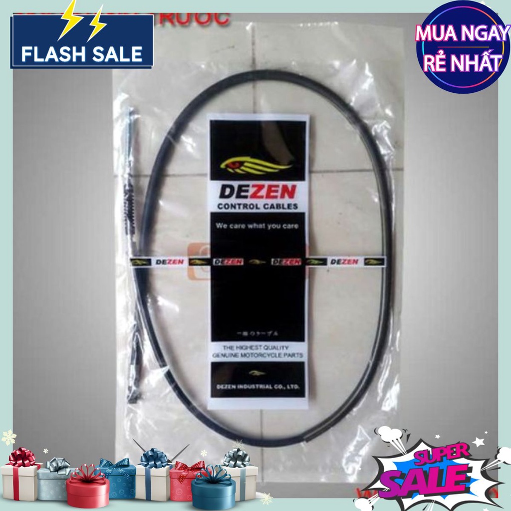 Dây thắng trước wave Anpha, Wave Thái, ZX chính hãng Dezen cho xe máy Honda (phanh trước)