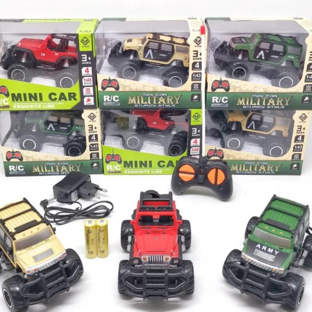 JEEP Xe Địa Hình Điều Khiển Từ Xa Mini Rc Suv Kèm Sạc Tiện Dụng