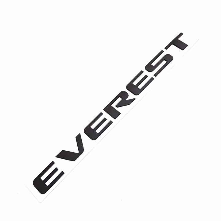 Logo chữ EVEREST 3D nổi dán trang trí xe Ford Everest