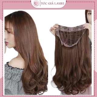 Tóc Giả Kẹp Chữ U Xoăn dài 45CM Kèm Ảnh Thật
