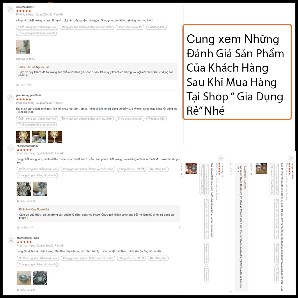 Quạt Tích Điện mini Fan A9, Để Bàn Nhỏ Gọn, Sạc USB Tích Điện Tiện Dụng, Sử Dụng  An Toàn, Hót 2021 | BigBuy360 - bigbuy360.vn