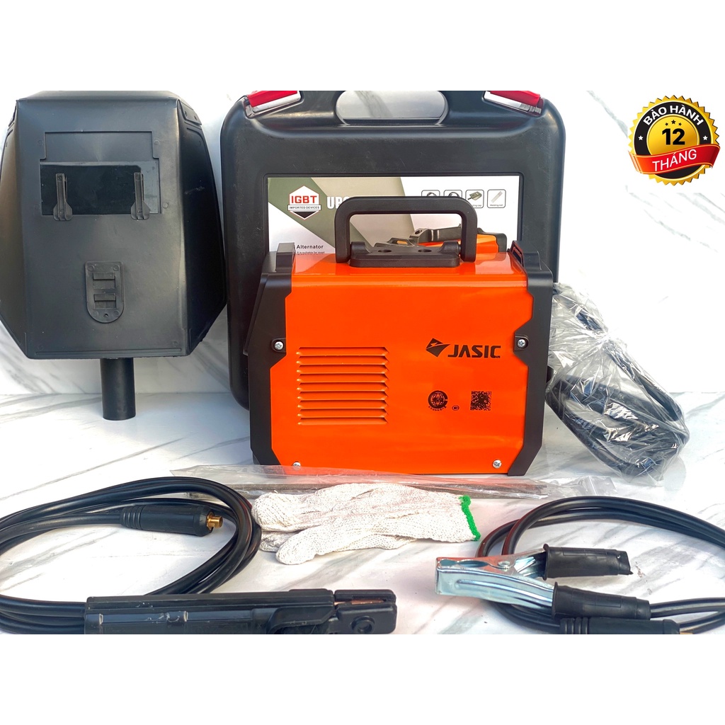 Máy hàn điện tử jasic 200 mini tặng kèm phụ kiện valy siêu tiện lơi