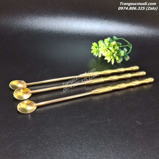DỤNG CỤ ĐỐT BỘT TRẦM HƯƠNG - THÌA ĐỒNG
