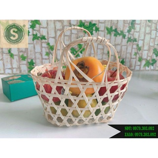 Xưởng sx- Làn tre giỏ tre hộp tre đựng quà đan năng - Tre VN