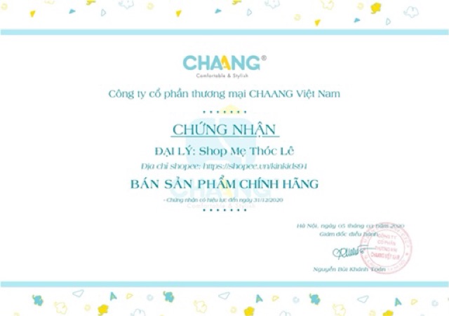 CHAANG - Bộ cúc vai quần giả jeans dành cho bé dưới 5 tuổi