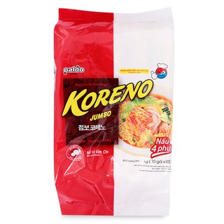 Mì Jumbo Koreno Paldo Gói 1Kg vị gà/ bò/ kim chi/ tôm