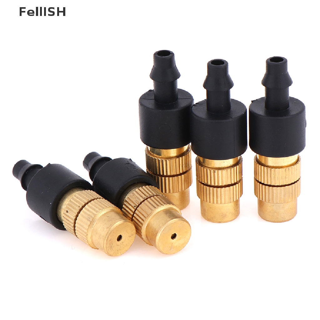 Set 5 Vòi Phun Sương Làm Mát Bằng Đồng Cho Ống 4 / 7mm 439br