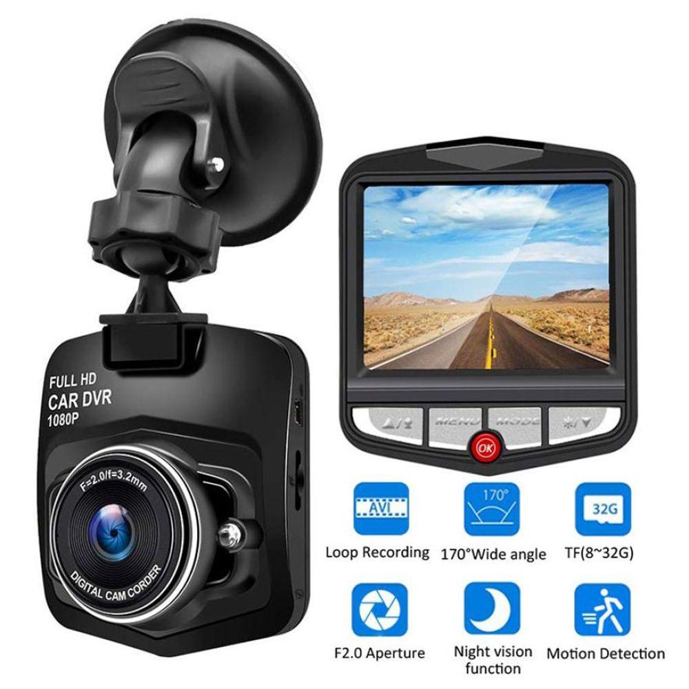 MYRON 2.4 Inch Portable Car Recorders Full HD 1080P DVR Camera Dash Cam Mini Shield Night Vision Cycle Recording Video Recorder/Multicolor | BigBuy360 - bigbuy360.vn