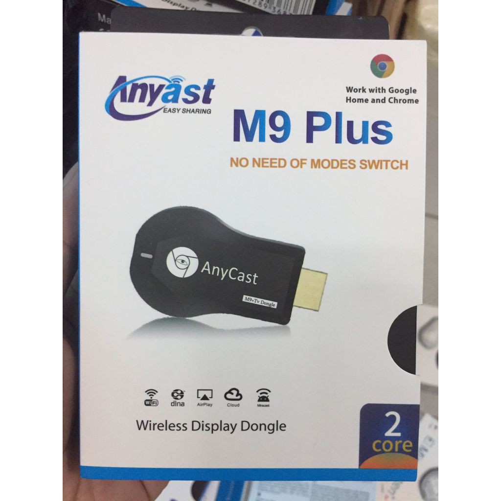 HDMI Không Dây ANYCAST M4 Plus/M9 Plus 2018 - Tốc Độ Kết Nối Siêu Nhanh (Dùng cho android/IOS)