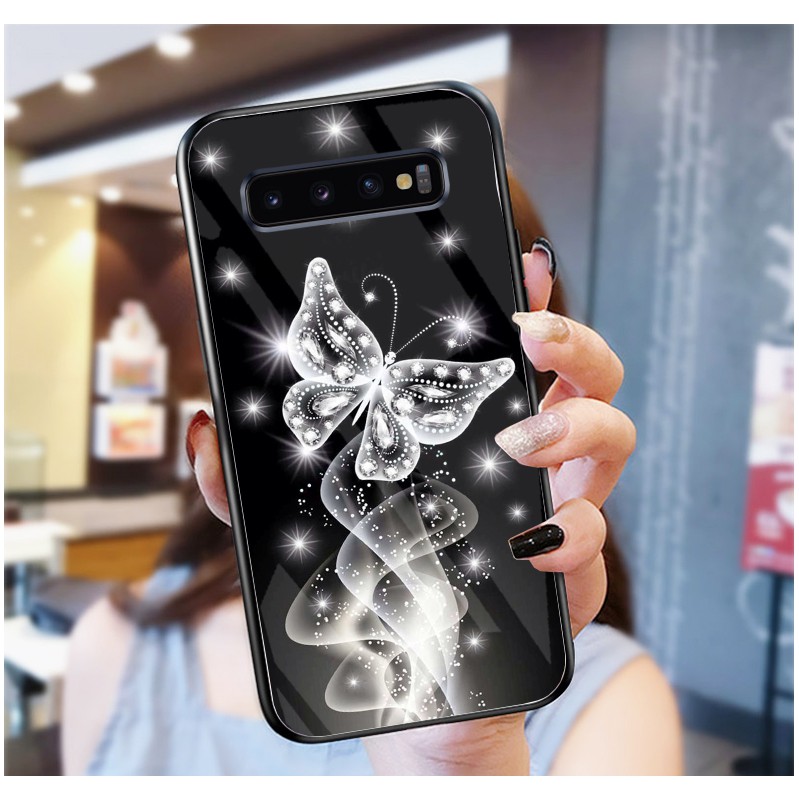 Ốp Lưng SAMSUNG GALAXY S10, S10 PLUS, S10 E ,S10 5G mặt kính cường lực cao cấp