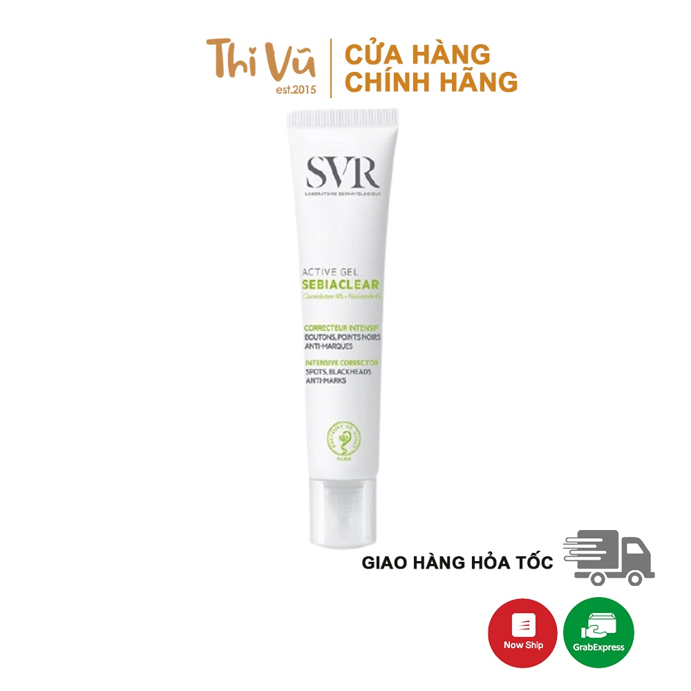 Kem Dưỡng SVR Sebiaclear Active 40ml, kem dưỡng da dành cho da dầu mụn - Thi Vũ