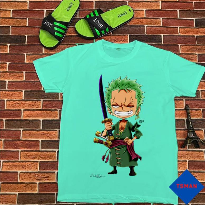 HOT -  Áo thun Unisex - One piece Zoro lúc bé / có size cho trẻ em