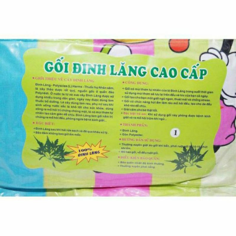 Gối đinh lăng cao cấp cho Bé