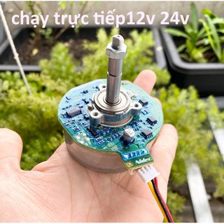 động cơ chế quạt không chổi than 12v 24v