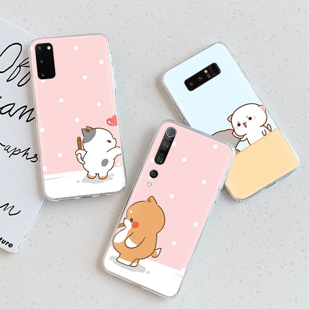 CHIBI Ốp Lưng Nhựa Mềm Trong Suốt In Hình Mèo Tt50 Cho Xiaomi Redmi Note 6 7 Pro