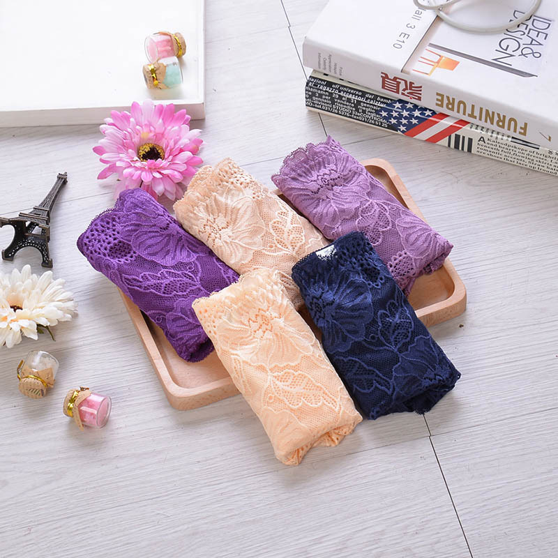 AOFEIQIKE Quần lót ren hoa thiết kế quyến rũ size l-xxl