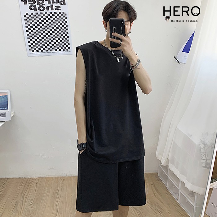Set Áo Tanktop Nam Quần Short Năng Động Bồ Đồ Nam Thể Thao Phong Cách Hàn Quốc TT02 | BigBuy360 - bigbuy360.vn