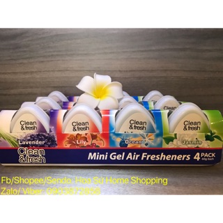 BỘ 4 SÁP THƠM KHỬ MÙI CLEAN&FRESH NHẬP KHẨU HÀN QUỐC [HSD: 01.2022]