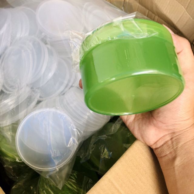 HỦ ĐỰNG KEM BODY 250G MÀU XANH