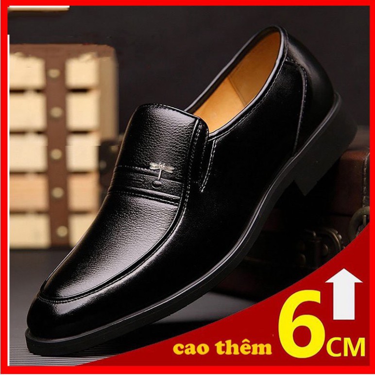 Giày nam trung niên ❤️ da bò xịn thích hợp cho người trung tuổi, giày da mềm đế kếp siêu bền và chắc chân. [ Hoàn xu ]