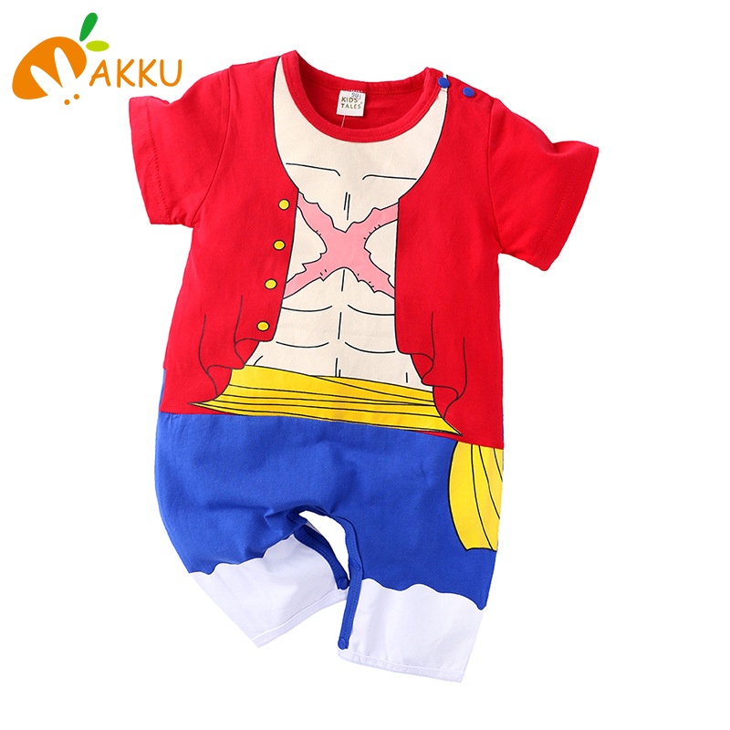 Áo liền quần Họa Tiết Hoạt Hình Xinh Xắn Dành Cho Bé akku