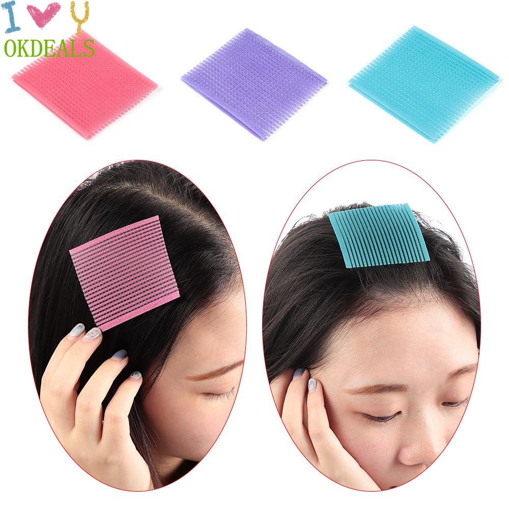 Miếng Dán Cố Định Tóc Mái Liền Mạch Nhiều Màu Tiện Dụng Cho Salon