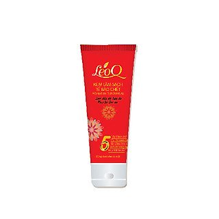 Gel tẩy tế bào chết trắng da mặt và body toàn thân LeoQ 80g