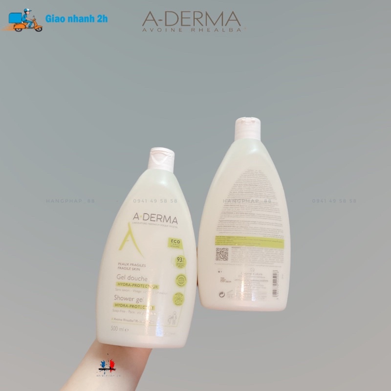 Sữa tắm mụn lưng A-derma Pháp 500ml(mẫu mới nhất-ảnh bìa)