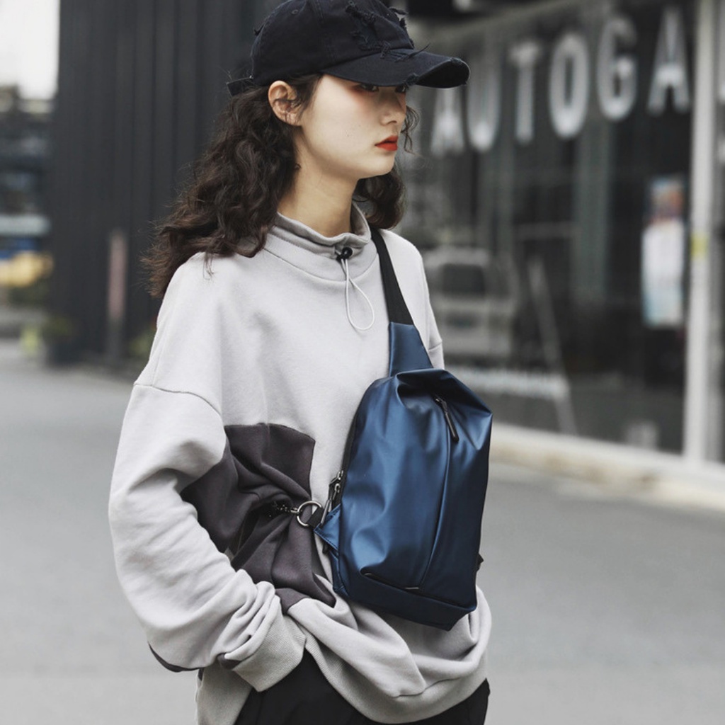 Túi đeo chéo đeo hông nam nữ balo cặp bao tử mini thể thao hàn quốc dùng đi chơi đi học | BigBuy360 - bigbuy360.vn