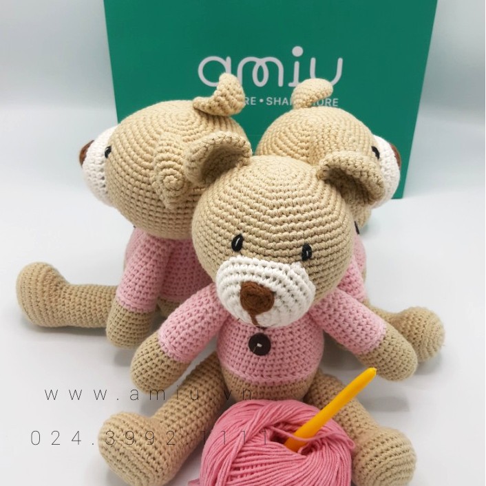 Gấu Teddy - Thú len nhồi bông cao cấp Amiu Việt Nam