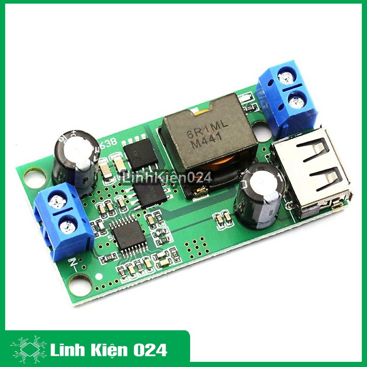 Module Hạ Áp Buck DC-DC Vin 9V-38V Vout 5V 5A HW-638 Chất Lượng Cao