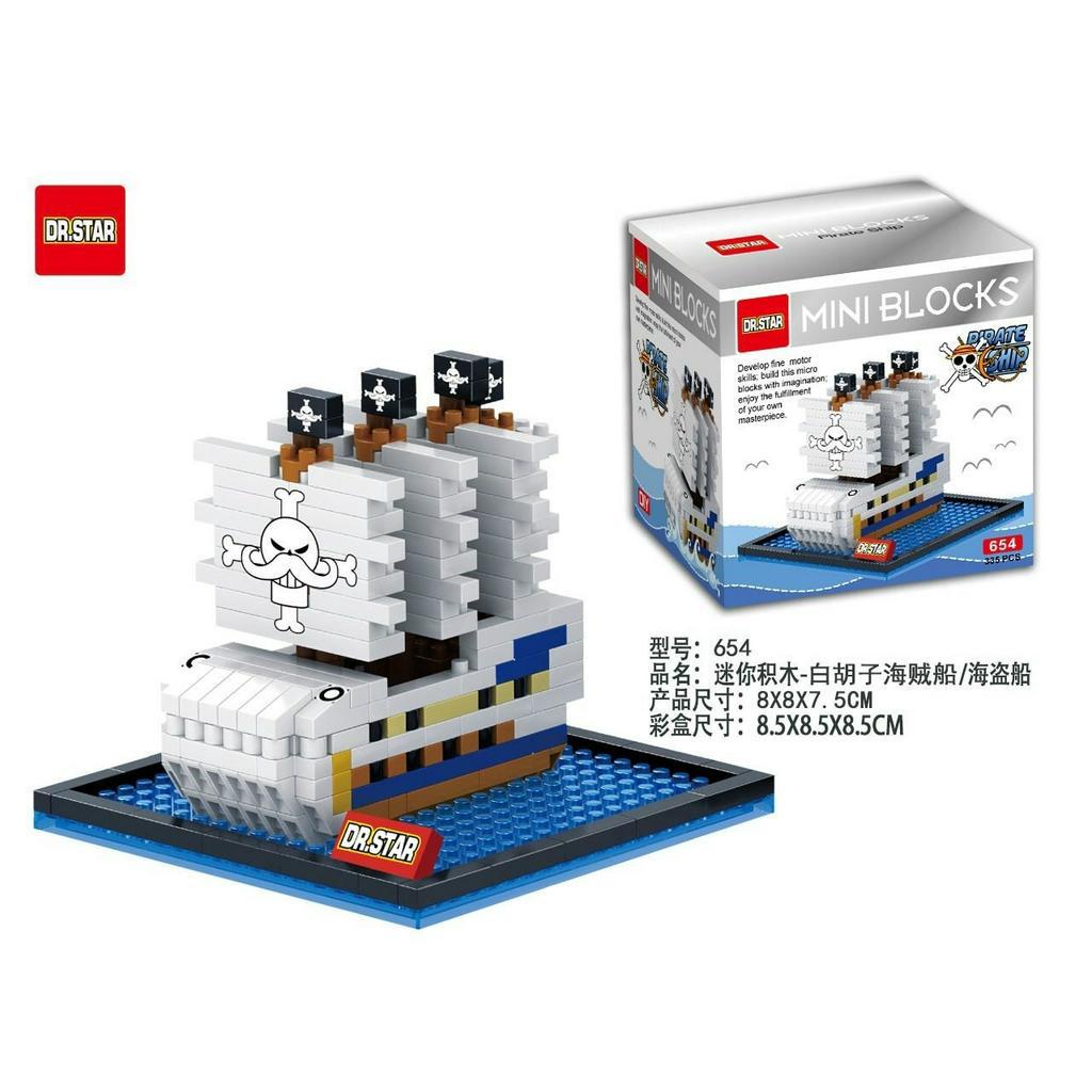 Combo 4 thuyền hải tặc nhỏ tặng kèm búa