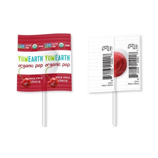 Kẹo Mút hữu cơ cho bé Yumearth Organic Pops (1 cây)