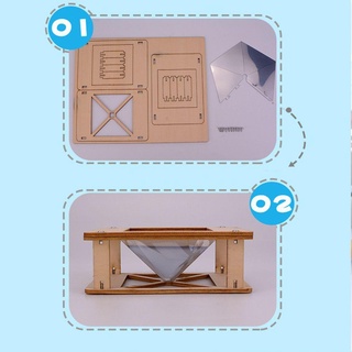 3D children's projection holographic projector, science experiment, science and technology, small production, physics, small invention, optical science education, children's teaching aids, cool
