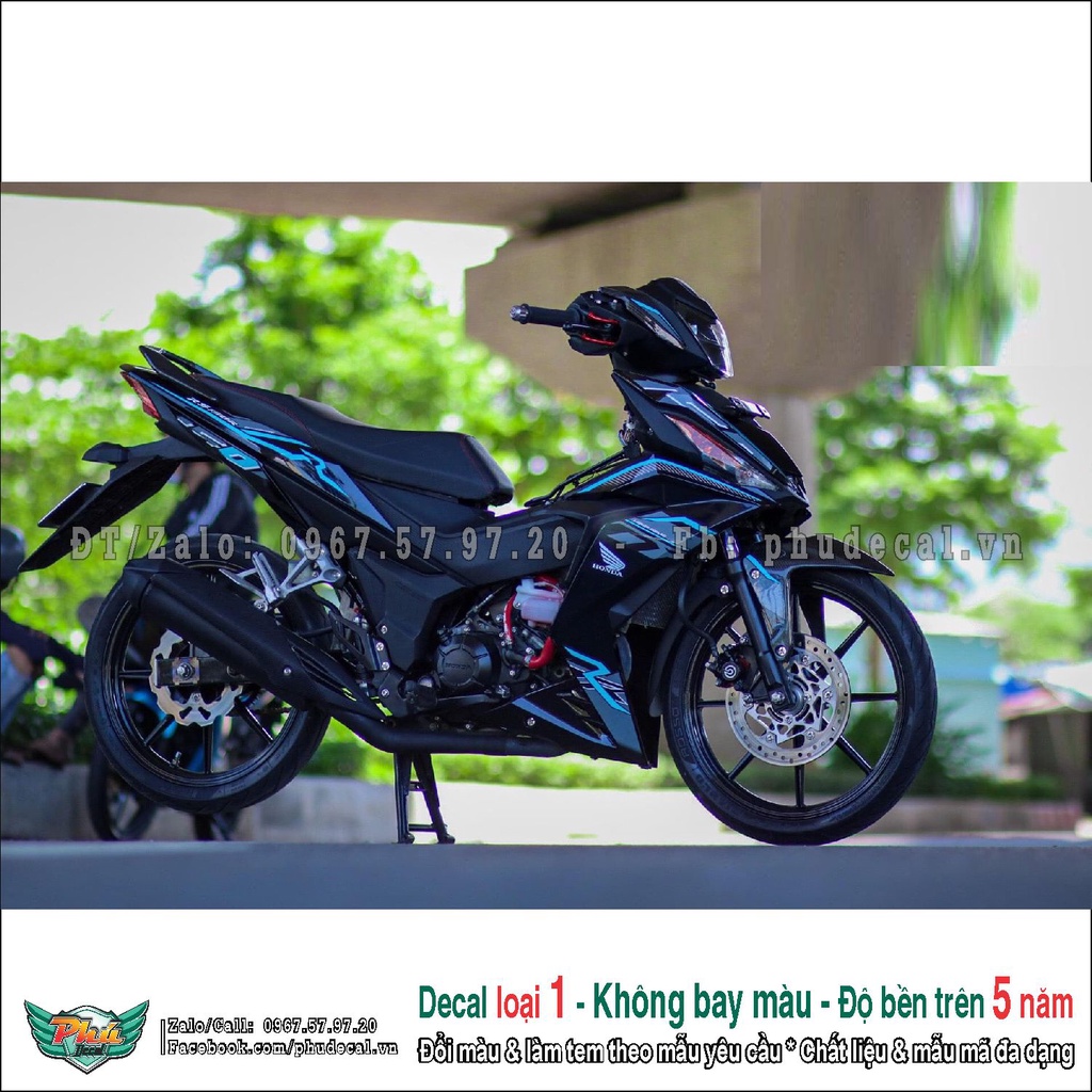 Tem rời Winner 150 Rs đen xanh ngọc (2)