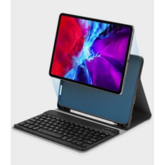 Bao da bàn phím Bluetooth iPad Pro 11 2020/ Gen 7 10.2/ Pro 10.5/ Gen 6 2017, 2018, Air 3, Air 2, AirLưng Dẻo Có kay Bút