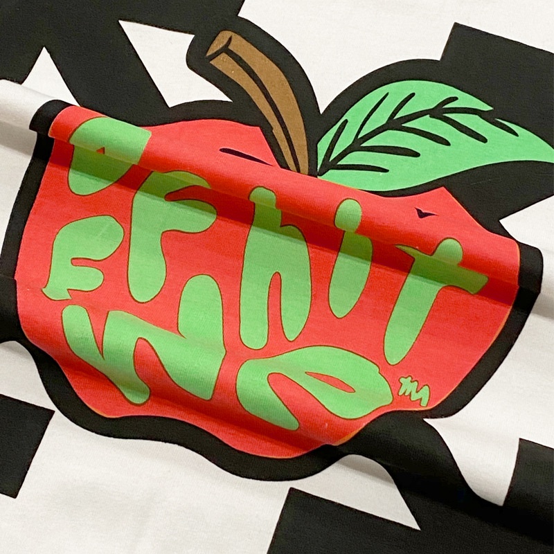 Áo thun Off White apple print T-shirt ss21