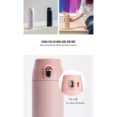 Bình giữ nhiệt Lock&Lock Featherlight One-touch Tumbler LHC3257  - hàng chính hãng