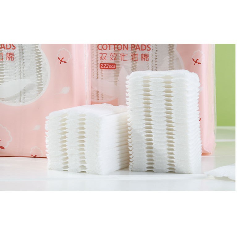 Bông Tẩy Trang 3 Lớp 222 Miếng Cotton