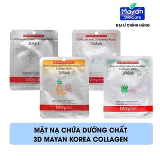 Mặt nạ Mayan Dưỡng da, chống lão hóa từ Collagen Q10, lô hội, linh chi, Arbutin 20ml Hàn Quốc