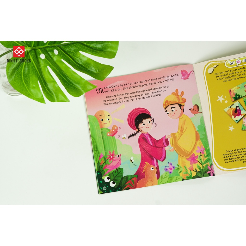 SÁCH - Truyện cổ tích Việt Nam (Song ngữ Việt - Anh) - Tấm Cám