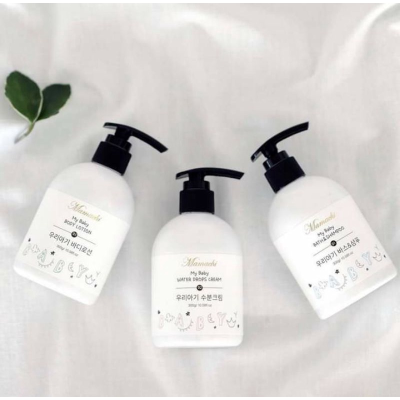 Mẫu mới Kem nước dưỡng ẩm Phytoncide Mamachi 300g chính hãng cho mẹ và bé