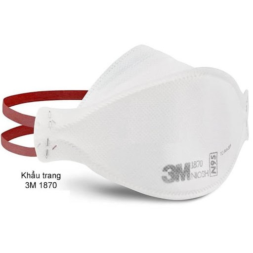 3M Khẩu Trang Lọc Bụi Bảo Vệ Hô Hấp Có Thể Dùng Trong Y Tế Aura 1870+ N95