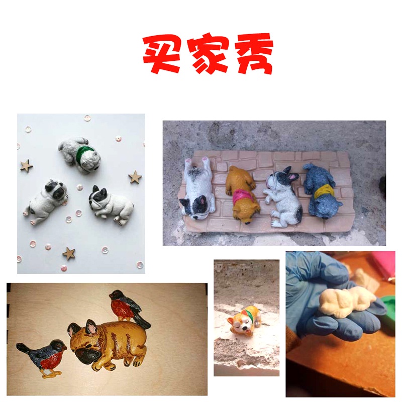 Khuôn Silicone Làm Bánh Hình Chó Corgi Đáng Yêu