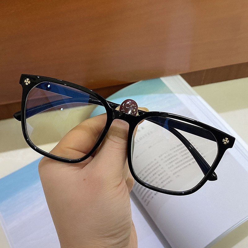Mắt kính gọng tròn trong suốt chống ánh sáng xanh cho nam nữ