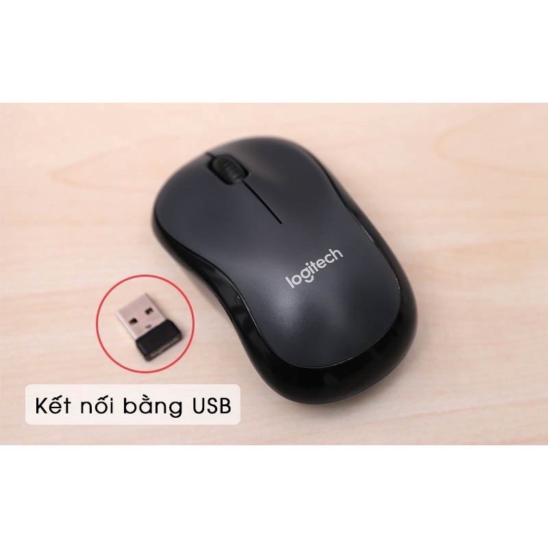 Chuột Không Dây Logitech M220 Không Tiếng Động- Có Công Tắc On/Off - Độ Nhạy Cao - Bảo Hành 12 Tháng