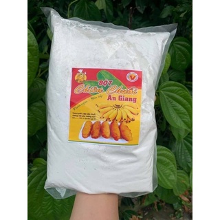 Bột làm bánh chuối ,bánh khoai trộn sẵn kèm vừng đen