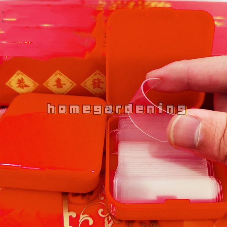 Hộp 60 miếng dán hai mặt trong suốt không hút thuốc đa năng