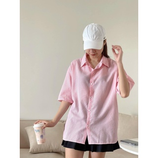 Sơ mi cộc tay nữ chất xốp mềm mát