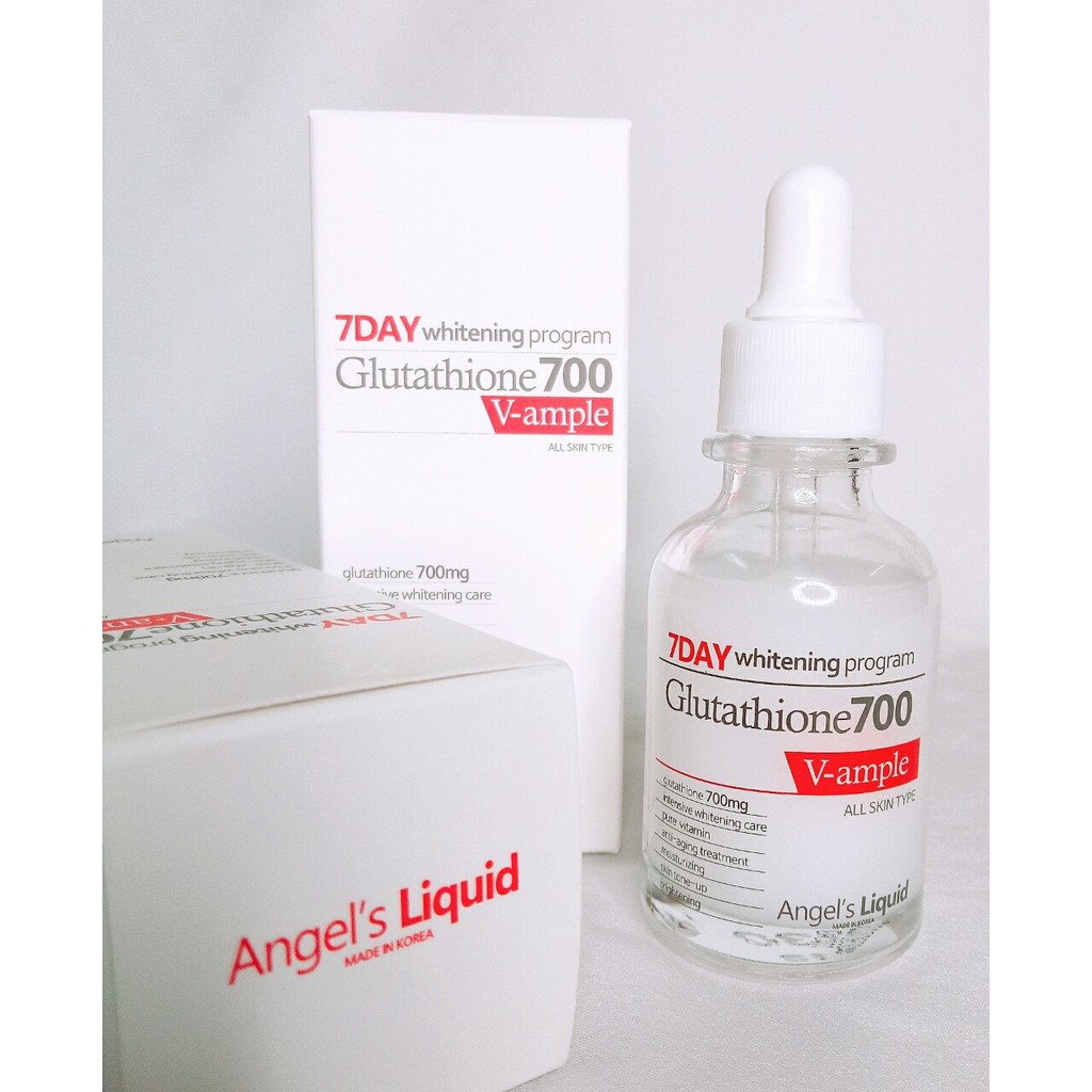 Tinh chất Angel's Liquid 7 Day Whitening Program Glutathione 700 v-Ample/ Glutathione+ Niacinamide 700 V-Ampoule